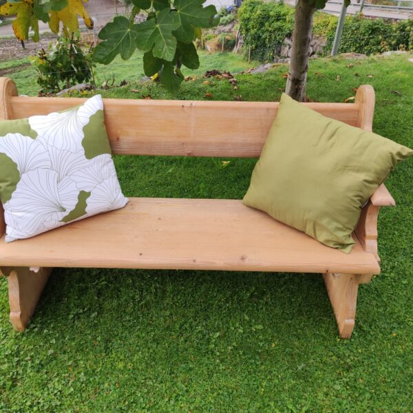 Traubank aus Holz für Hochzeiten